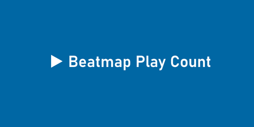 Simple Beatmap Play Count v0.2.1