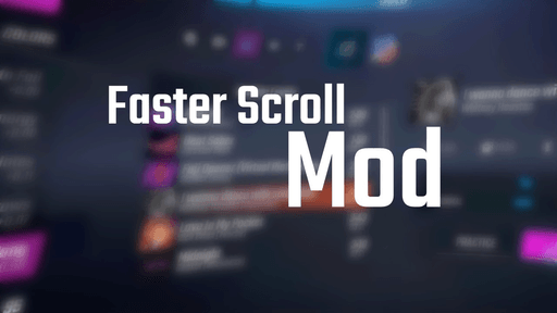 Faster Scroll v1.1.0