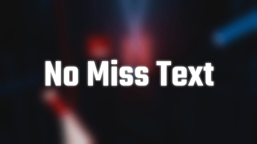 No Miss Text v1.0.0